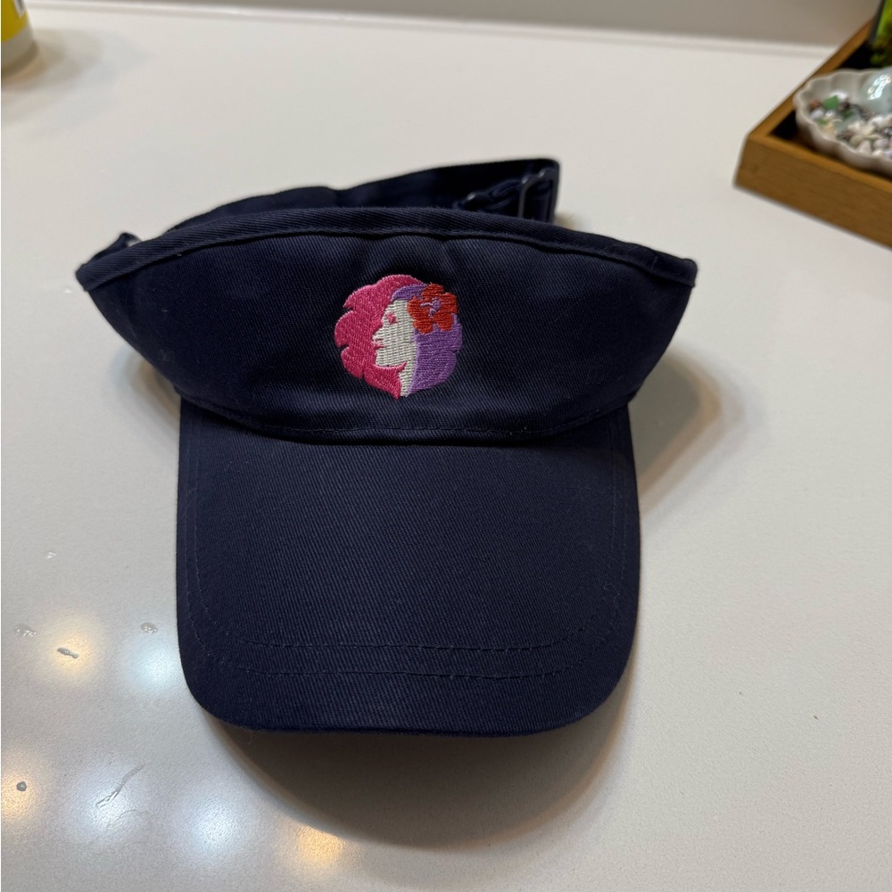 Vintage 1990’s era Hawaiian Airline employee visor with Pualani logo
